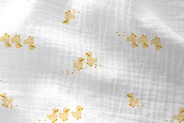 Double Gauze - Küken-Parade 