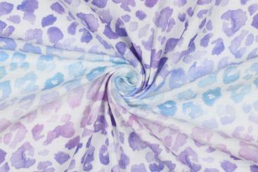 Double Gauze - Pastell-Leopard 