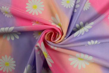 Badeanzugstoff - Gradient Flowers 