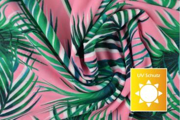 Badeanzugstoff - Palmwedel 