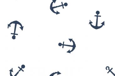 Double Gauze - Anchor - Weiß 