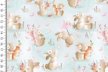 Jersey Digital - Hasen-Blüten 