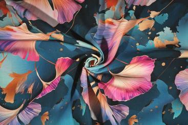 Viskosestoff - Wavey Ginkgo 