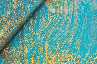 Tanzkleiderstoff Lycra - Solene - Türkis 