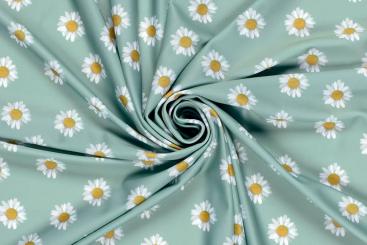 Badeanzugstoff - Gänseblümchen 