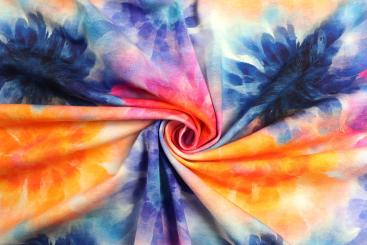 Jersey Digitaldruck Mandala-Batik 