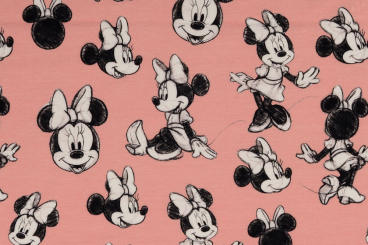 Jersey-Stoff - Minnie Maus 