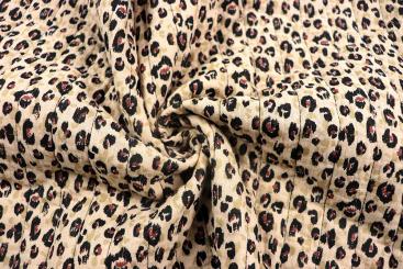 Gesteppter Musselin in Leo 