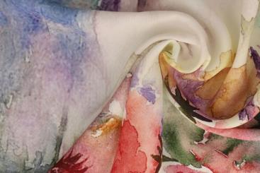 Viskosestoff Digital - Aquarell 