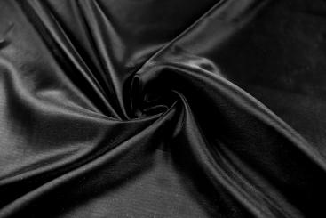 Kunstseide leicht - Schwarz 