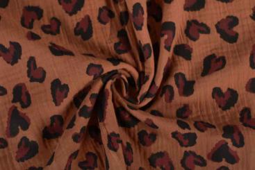 Musselin-Stoff - Love Leo 