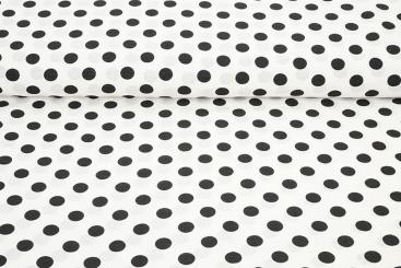Gewaschener Viskosestoff mit Polka Dots 