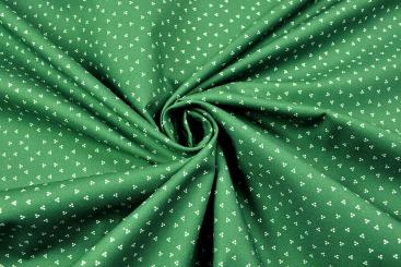 Trachtenstoff Baumwolle - Tüpfchen - Tanne 