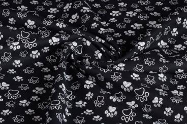 Baumwollstoff - Pfötchen 