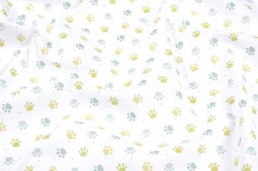 Baumwollstoff - Mini Pfoten 