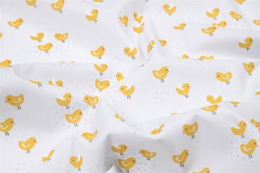 Baumwollstoff - Frühlings Küken 