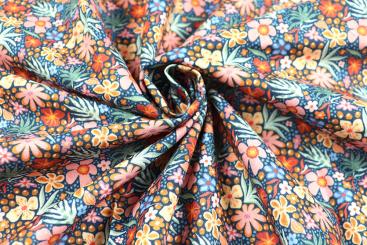 Baumwollstoff - Hawaii-Blumen 