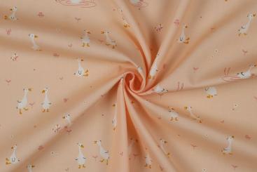 Baumwoll-Popeline - Gänsefarm 