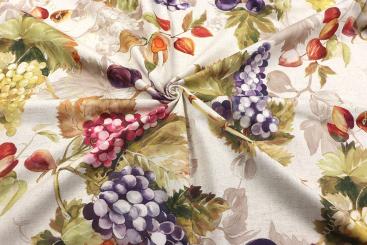 Baumwollstoff Digitaldruck - 280 cm - Weinlese 