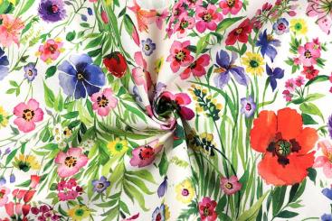 Baumwollstoff Digitaldruck - 280 cm - Wildblumen 