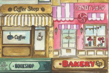 Baumwollstoff Digitaldruckdruck - 280 cm - Bakery 