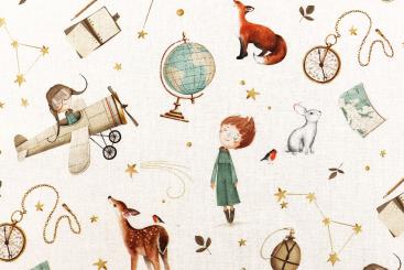 Baumwollstoff - Der kleine Prinz 