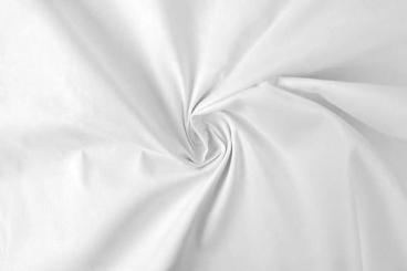 Baumwollstoff - schwer entflammbar B1 - 300 cm Weiß