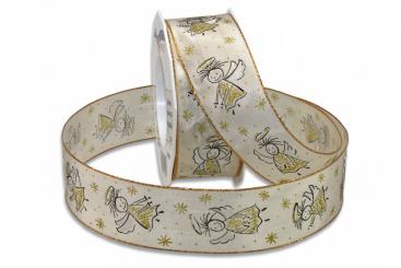Drahtkantenband - Engel - 40 mm breit - 20 m 