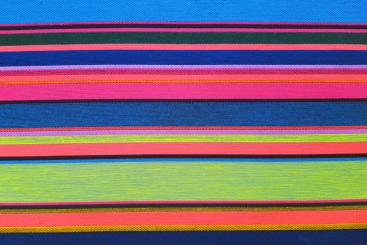 Jacquard Dekostoff - Neon Stripes 