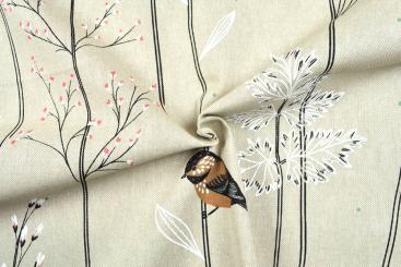 Dekostoff Leinen-Look - Frühlings-Romantik 