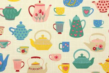 Dekostoff - Teeparty 