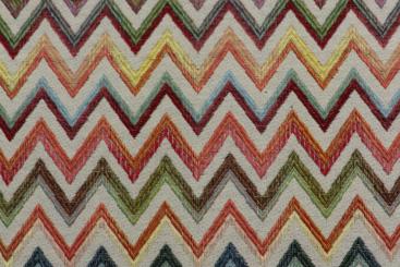 Gobelin-Stoff - Pastell Zickzack 