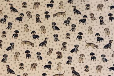 Gobelin-Dekostoff - Dackelinos 