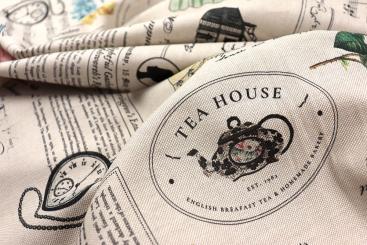 Dekostoff Baumwolle - English Tea House 
