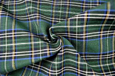 Deko-Stoff Schottenkaro - 280 cm - Grün 