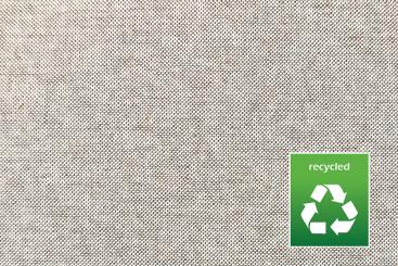 Dekostoff Recycling Leinenlook - Braun - 280 cm breit 