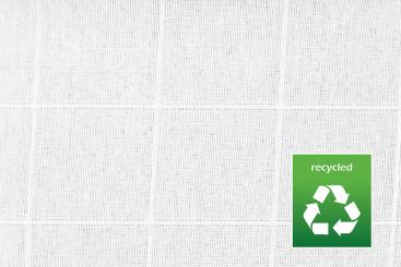 Dekostoff-Recycling - Casablanca - Weiß - 280 cm 