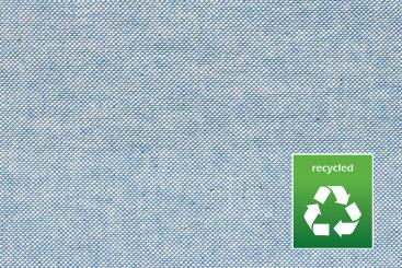 Dekostoff Recycling - Blau Melange - 280 cm breit 