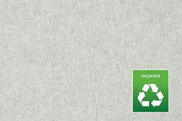 Dekostoff Recycling - Grau Melange - 280 cm breit 