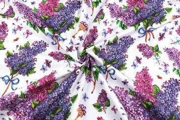 Dekostoff Deluxe - 280 cm - Wildflieder 