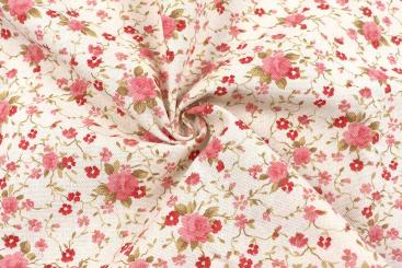 Dekostoff Panama - 280 cm - Rosen-Liebe 