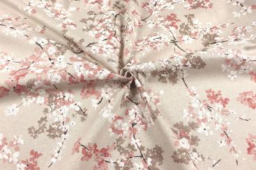 Deko-Stoff Leinenoptik - Fuji Garden - 280 cm 