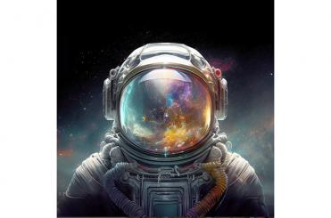 Samt-Panel Deluxe - Astronaut 