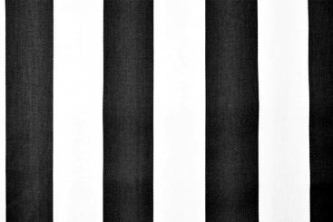 Outdoorstoff Köper - Blockstreifen - Schwarz 