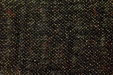 Jute - Goldschimmer - Schwarz 