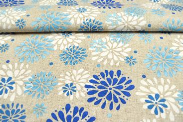 Outdoor-Dekostoff - Gioia - Blau 