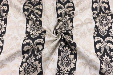 Jacquard beidseitig - Barock-Streifen 
