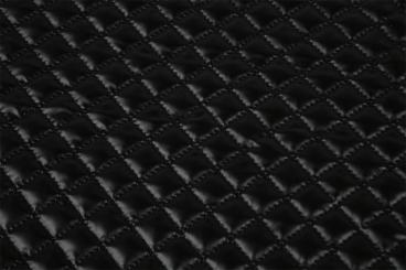 Metallic-Steppstoff - Schwarz 