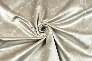 Samt Deluxe - Kornblumen-Prägung - Champagner 