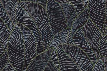 Gobelin Essential - Blätter - Nachtblau 